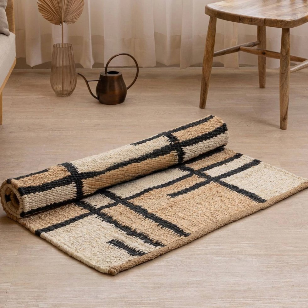 Teppich aus Hanf und Jute – Bild 2