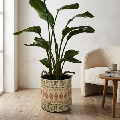 Startseite Aztec jute round basket